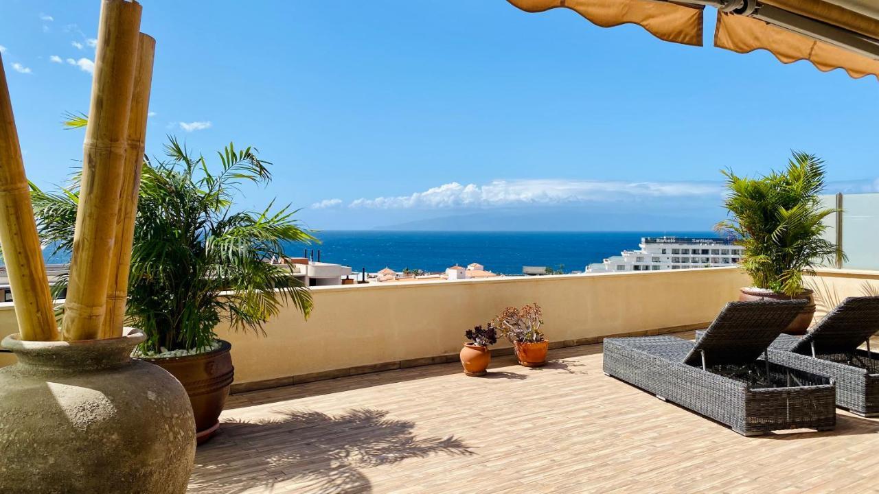 Penthouse Apartment Zentral Und Ruhig Gelegen Puerto de Santiago  Dış mekan fotoğraf